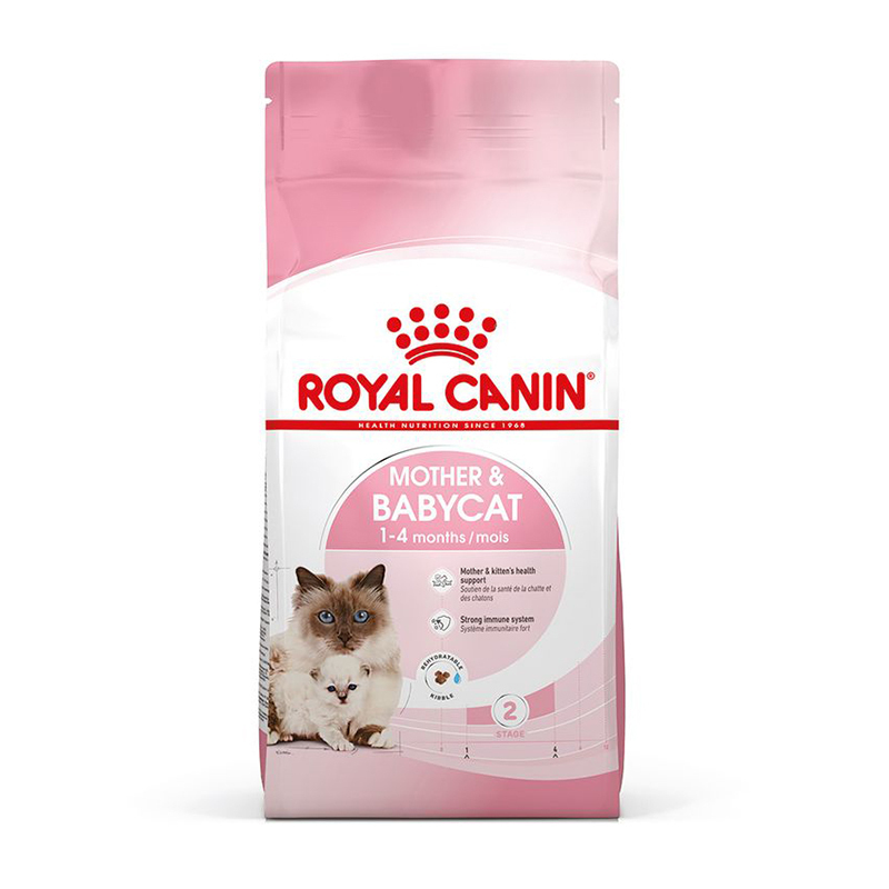 غذای خشک مادر و بچه گربه رویال کنین Royal Canin Mother & Babycat وزن 2 کیلوگرم