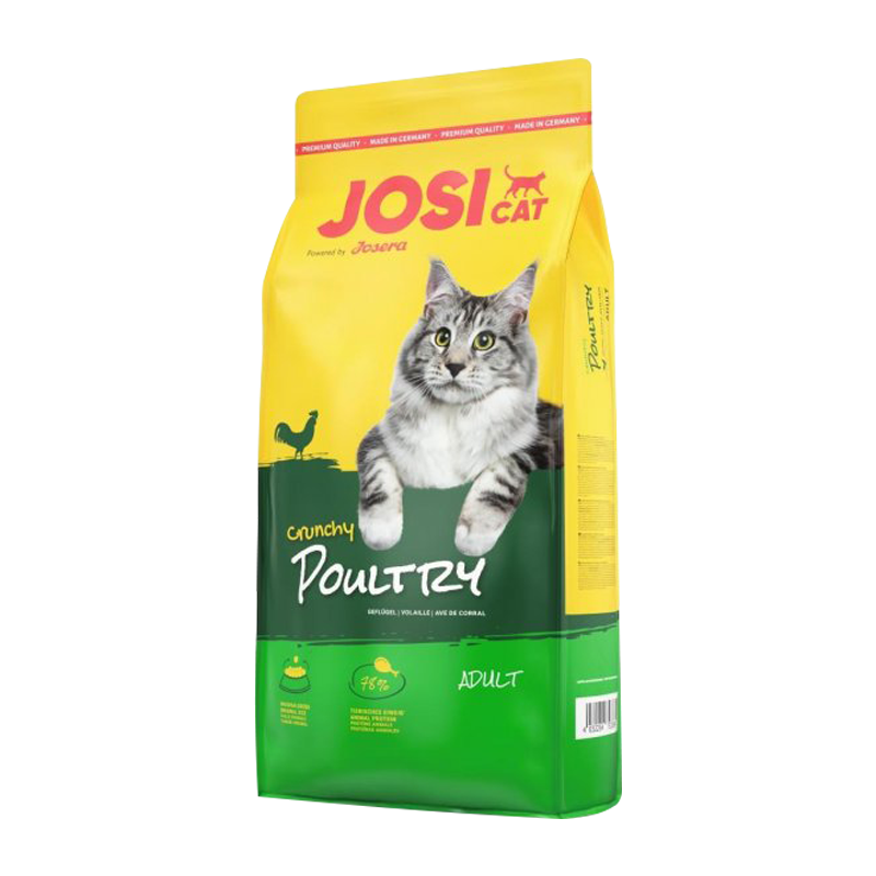 غذای خشک گربه جوسرا با طعم مرغ JosiCat Crunchy Poultry وزن 18 کیلوگرم