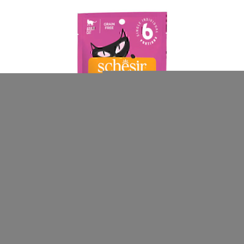 بستنی گربه شسیر با طعم مرغ Schesir Stix Chicken Flavour Cream Snacks بسته 6 عددی