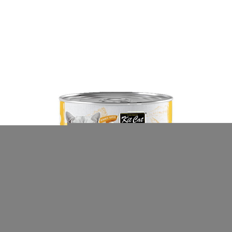 کنسرو غذا گربه کیت کت با طعم ماهی تن و مرغ Kit Cat Canned Food With Tuna & Chicken وزن 80 گرم