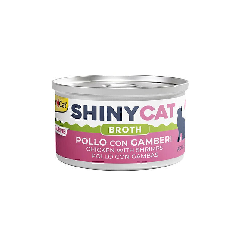 کنسرو گربه جیم کت با طعم مرغ و میگو در سس GimCat Cat Canned Food With Chicken & Shrimp وزن 70 گرم