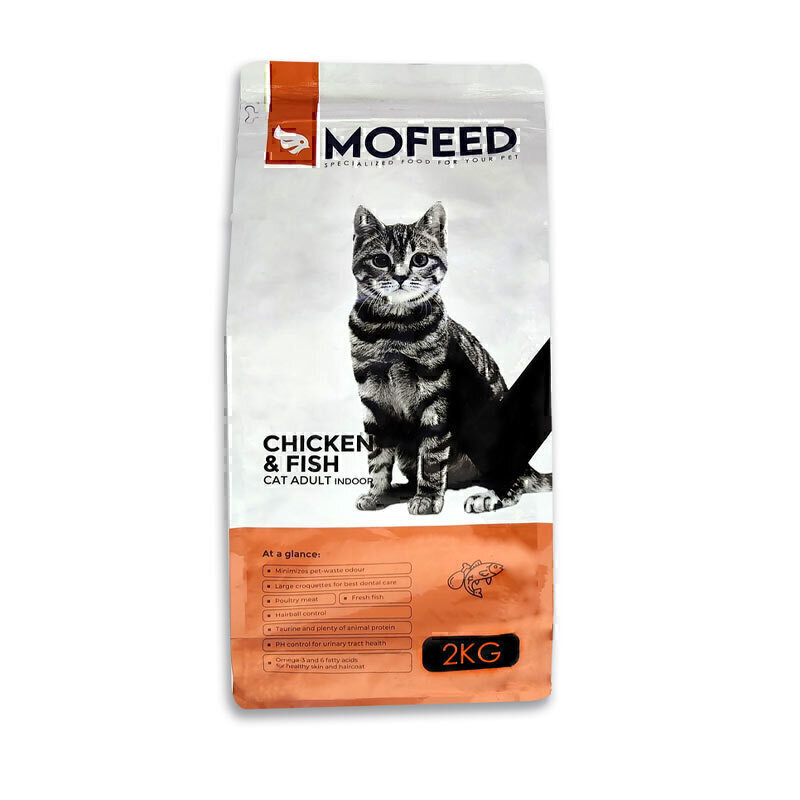 غذای خشک گربه مفید با طعم مرغ و ماهی Mofeed Adult Cat Food With Chicken & Fish وزن 2 کیلوگرم
