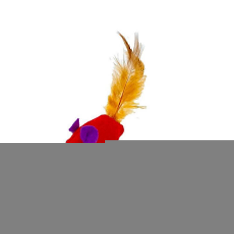 اسباب بازی گربه پرس پت مدل موش پردار کوچک