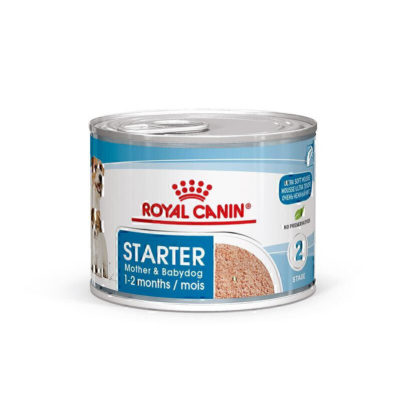 کنسرو غذای مادر و توله سگ رویال کنین Royal Canin Starter Mother & Babydog وزن ۱۹۵ گرم