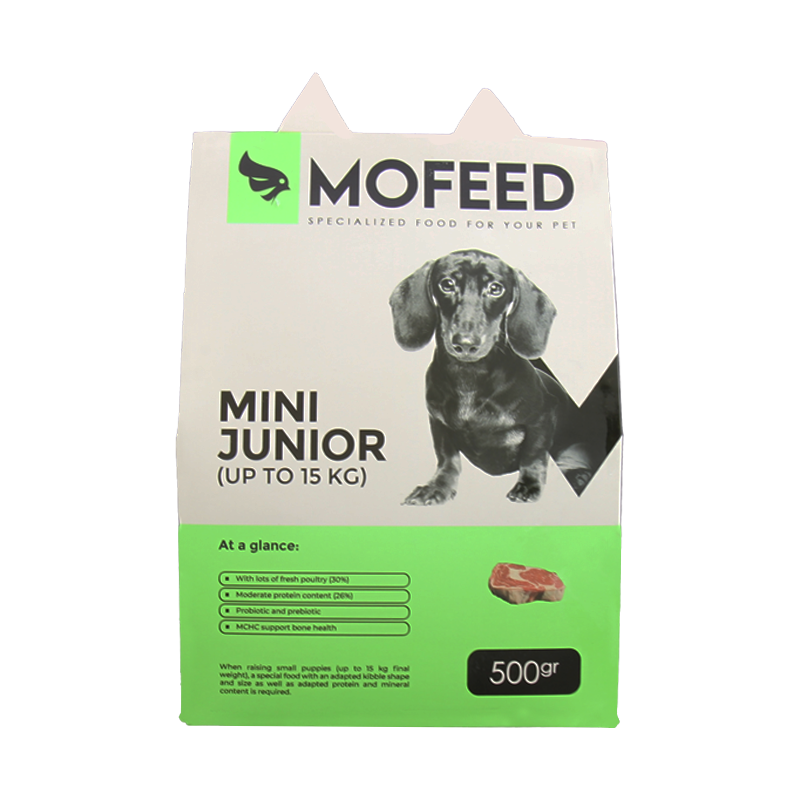 غذای خشک سگ جونیور نژاد کوچک مفید MoFeed Mini Junior Dog Food وزن 500 گرم