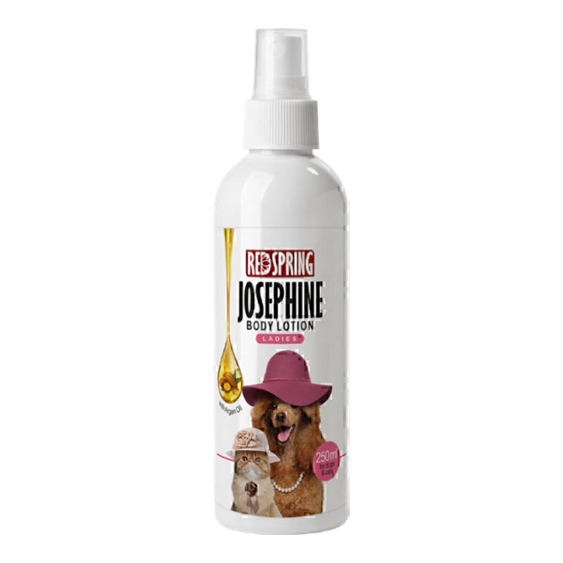 لوسیون بدن ژوزفین سگ و گربه لیدی رداسپرینگ Redspring Josephine Body Lotion حجم 300 میلی لیتر