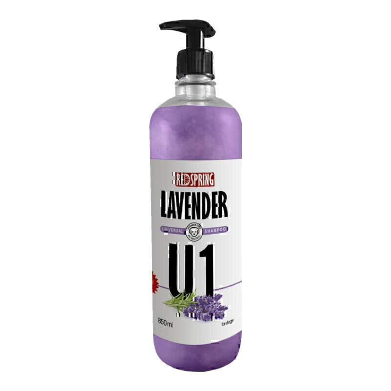 شامپو سگ U1 با عصاره لوندر رداسپرینگ Redspring Lavender Universal Shampoo U1 حجم 850 میلی لیتر
