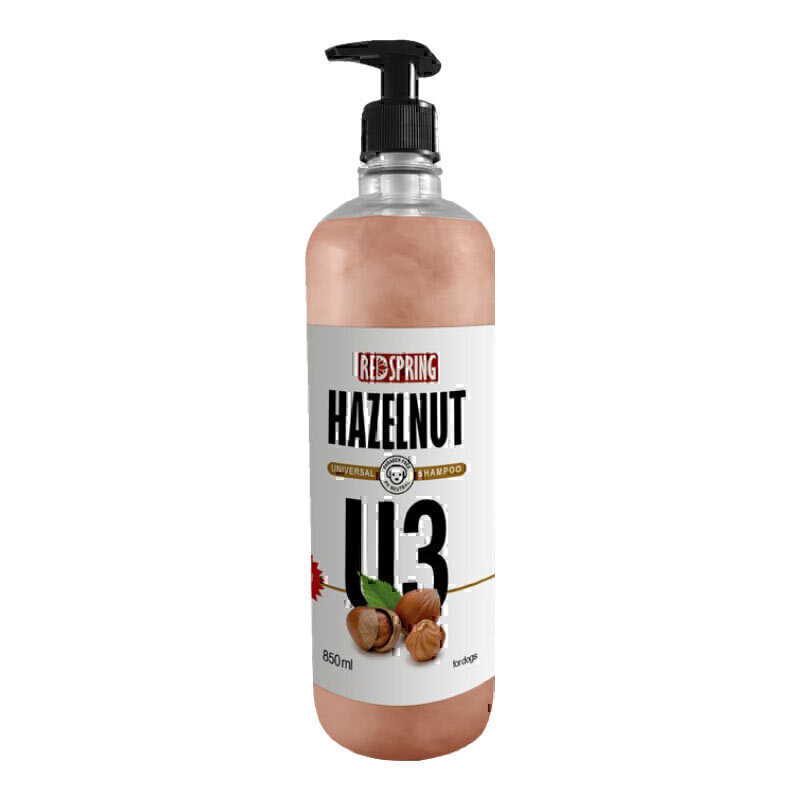 شامپو سگ U3 با عصاره فندق رداسپرینگ Redspring Hazelnut Universal Shampoo U3 حجم 850 میلی لیتر