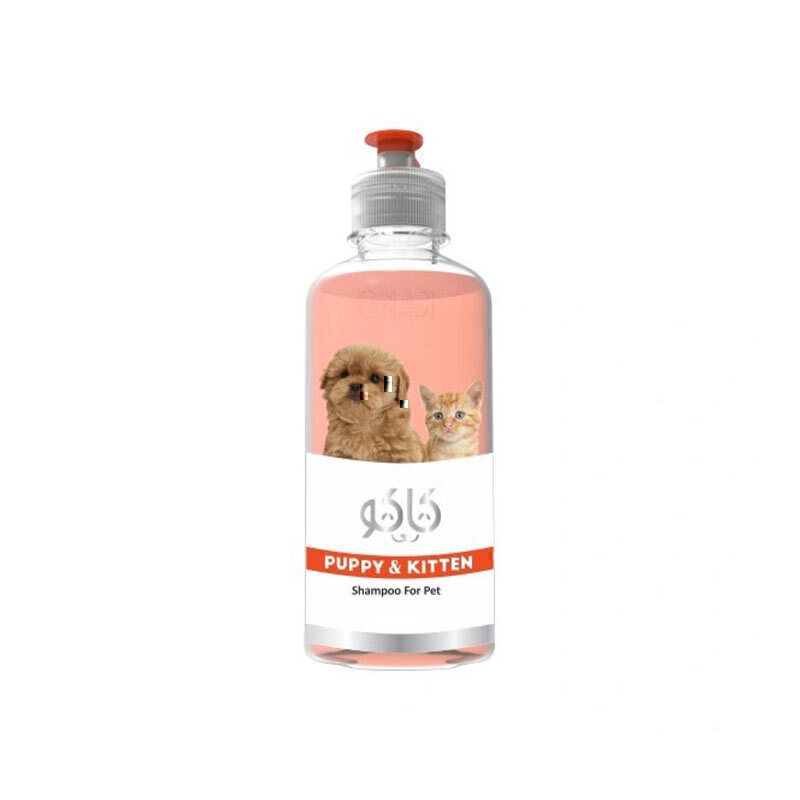 شامپو نوزاد سگ و گربه کاکو Kako Kitten & Puppy Shampoo حجم 500 میلی‌لیتر