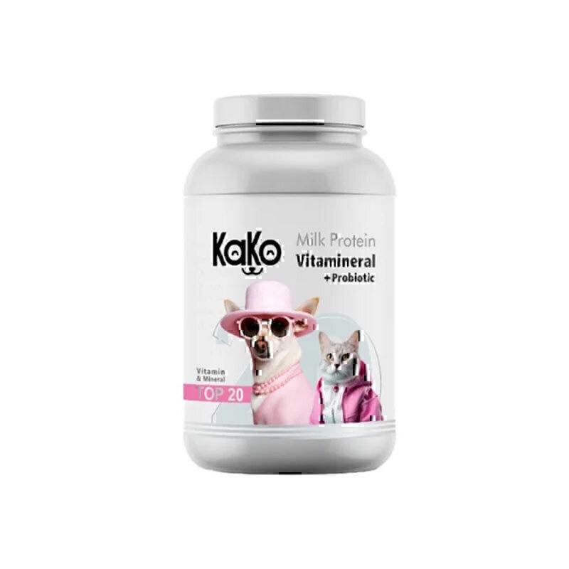 پودر مولتی ویتامین و مینرال سگ و گربه کاکو مدل تاپ بیست Kako Vitamineral Powder وزن 200 گرم